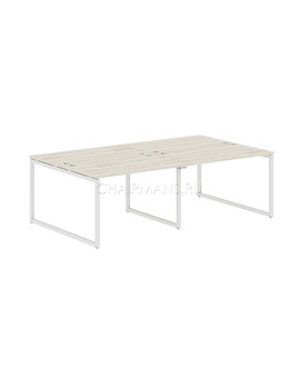 Стол 4-х местный Skyland XTEN-Q XQWST 2414 сосна эдмонт/белый, изображение 1