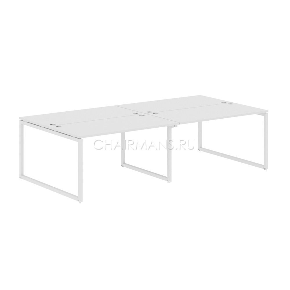 Кликните для увеличения изображения Стол 4-х местный Skyland XTEN-Q XQWST 2814 белый/белый