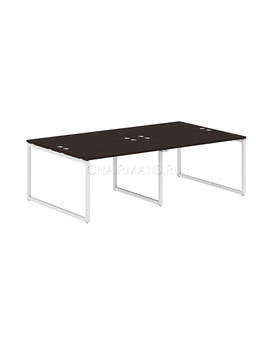 Стол 4-х местный Skyland XTEN-Q XQWST 2414 легно темный/белый, изображение 1