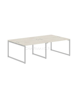 Стол 4-х местный Skyland XTEN-Q XQWST 2414 сосна эдмонт/алюминий, изображение 1