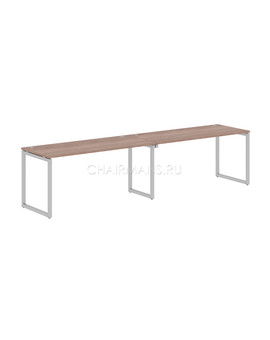 Стол 2-х местный Skyland XTEN-Q XQWST 3270 дуб сонома/алюминий, изображение 1