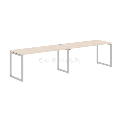 Стол 2-х местный Skyland XTEN-Q XQWST 3270 бук тиара/алюминий