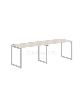 Стол 2-х местный Skyland XTEN-Q XQWST 2470 сосна эдмонт/алюминий, изображение 1