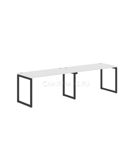 Стол 2-х местный Skyland XTEN-Q XQWST 2870 белый/антрацит, изображение 1