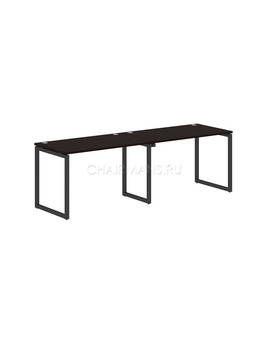 Стол 2-х местный Skyland XTEN-Q XQWST 2470 легно темный/антрацит, изображение 1