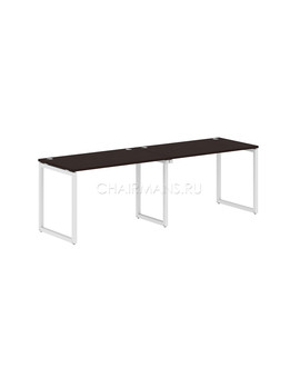 Стол 2-х местный Skyland XTEN-Q XQWST 2470 легно темный/белый, изображение 1