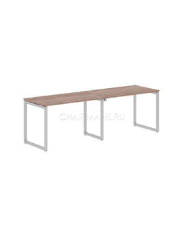 Стол 2-х местный Skyland XTEN-Q XQWST 2470 дуб сонома/алюминий, изображение 1