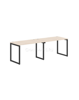 Стол 2-х местный Skyland XTEN-Q XQWST 2470 бук тиара/антрацит, изображение 1