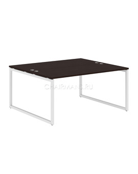 Стол 2-х местный Skyland XTEN-Q XQWST 1614 легно темный/белый, изображение 1