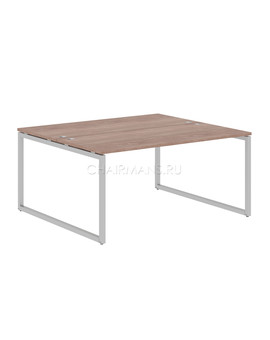 Стол 2-х местный Skyland XTEN-Q XQWST 1614 дуб сонома/алюминий, изображение 1