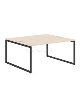 Стол 2-х местный Skyland XTEN-Q XQWST 1614 бук тиара/антрацит, изображение 1