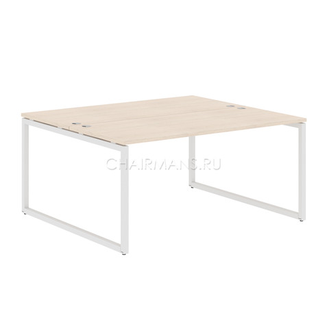 Стол 2-х местный Skyland XTEN-Q XQWST 1614 бук тиара/белый