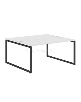 Стол 2-х местный Skyland XTEN-Q XQWST 1614 белый/антрацит, изображение 1