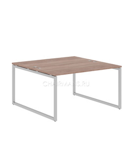 Стол 2-х местный Skyland XTEN-Q XQWST 1414 дуб сонома/алюминий, изображение 1