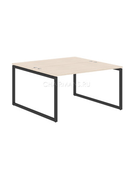 Стол 2-х местный Skyland XTEN-Q XQWST 1414 бук тиара/антрацит, изображение 1
