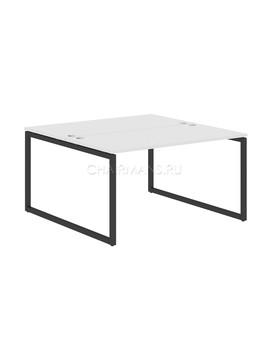 Стол 2-х местный Skyland XTEN-Q XQWST 1414 белый/антрацит, изображение 1