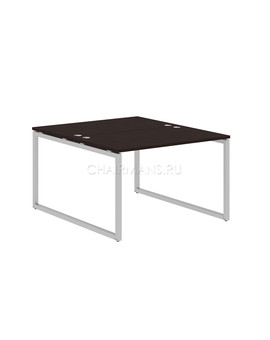 Стол 2-х местный Skyland XTEN-Q XQWST 1214 легно темный/алюминий, изображение 1