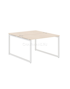 Стол 2-х местный Skyland XTEN-Q XQWST 1214 бук тиара/белый, изображение 1