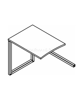 Брифинг-приставка Skyland XTEN-Q XQR 869 бук тиара/алюминий, изображение 2