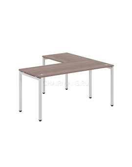 Стол угловой Skyland XTEN-S XSCT 1615 дуб сонома/алюминий, изображение 1