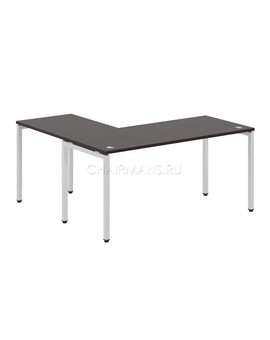 Стол угловой Skyland XTEN-S XSCT 1615 легно темный/алюминий, изображение 2