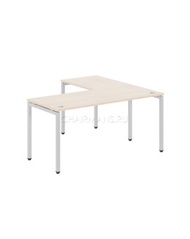 Стол угловой Skyland XTEN-S XSCT 1615 бук тиара/алюминий, изображение 1