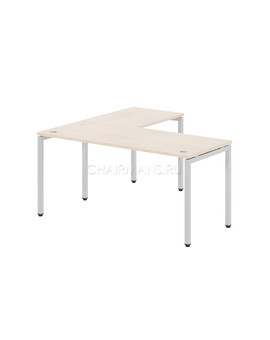 Стол угловой Skyland XTEN-S XSCT 1615 бук тиара/алюминий, изображение 2