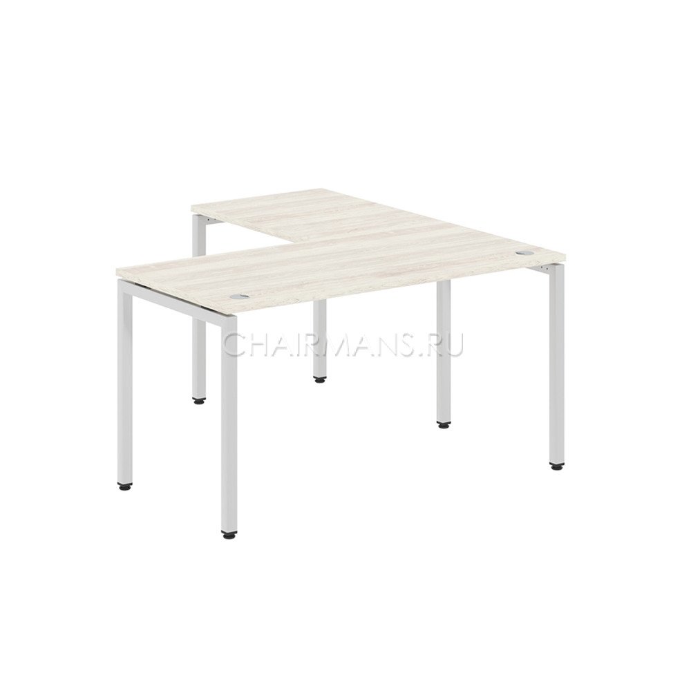 Стол угловой Skyland XTEN-S XSCT 1415 сосна эдмонт/алюминий