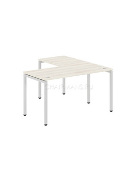 Стол угловой Skyland XTEN-S XSCT 1415 сосна эдмонт/алюминий, изображение 1