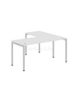 Стол угловой Skyland XTEN-S XSCT 1615 белый/алюминий, изображение 1