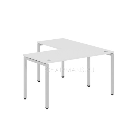 Стол угловой Skyland XTEN-S XSCT 1415 белый/алюминий