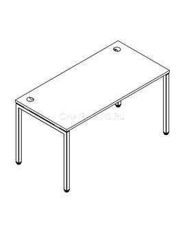 Стол письменный Skyland XTEN-S XSST 127 легно темный/антрацит, изображение 2