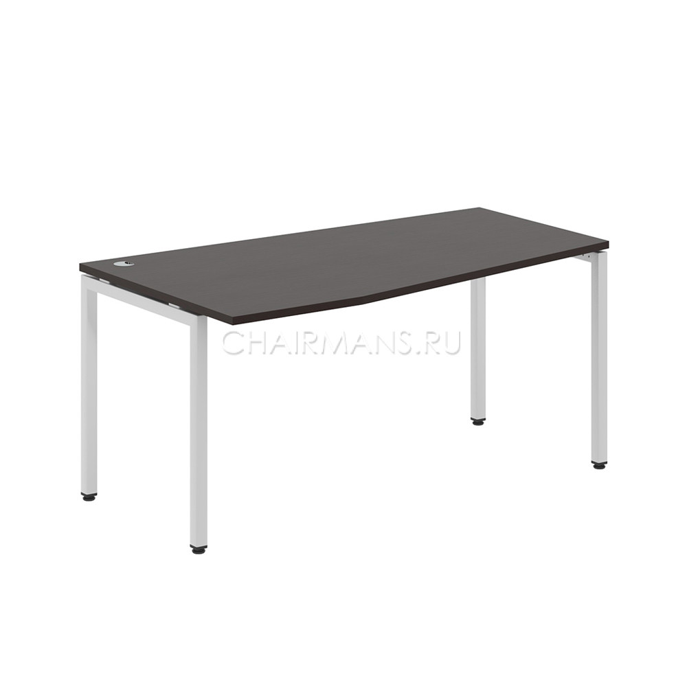 Кликните для увеличения изображения Стол письменный Skyland XTEN-S XSCT 169 (L) легно темный/алюминий