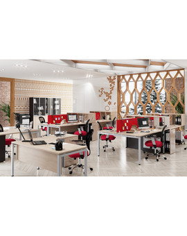 Стол письменный Skyland XTEN-S XSCT 169 (L) легно темный/алюминий, изображение 4