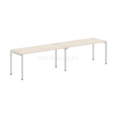 Стол двойной Skyland XTEN-S XWST 3270 бук тиара/алюминий