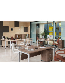 Стол двойной Skyland XTEN-S XWST 2470 бук тиара/белый, изображение 5