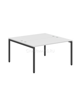 Стол двойной Skyland XTEN-S XWST 1414 белый/антрацит, изображение 1