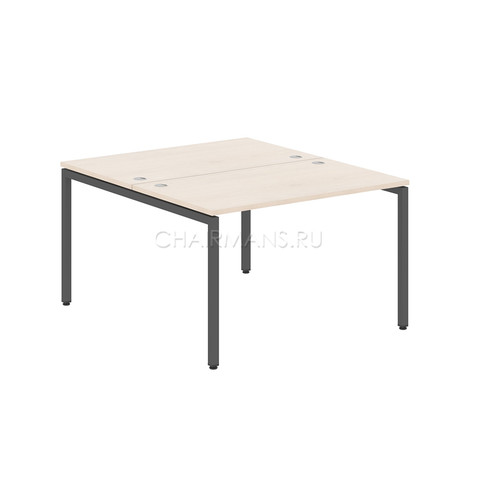 Стол двойной Skyland XTEN-S XWST 1214 бук тиара/антрацит