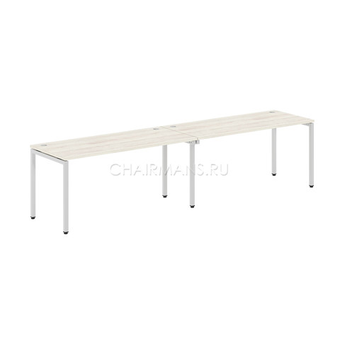 Стол 2-х местный Skyland XTEN-S XWST 3270 сосна эдмонт/алюминий