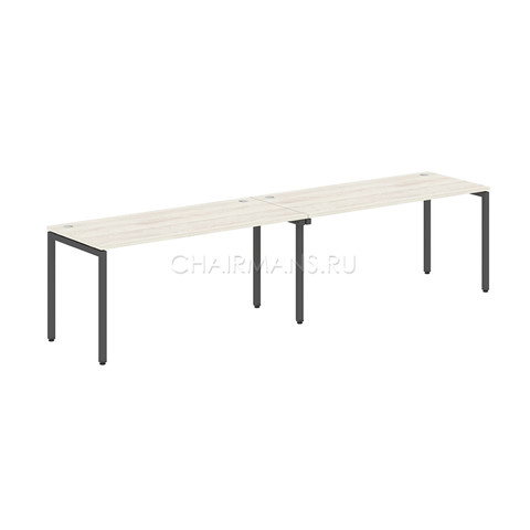 Стол 2-х местный Skyland XTEN-S XWST 3270 сосна эдмонт/антрацит