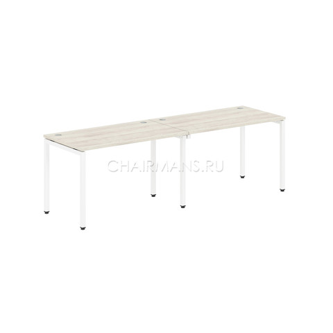 Стол 2-х местный Skyland XTEN-S XWST 2470 сосна эдмонт/белый