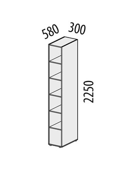Стеллаж Монако 902.56 открытый, изображение 2