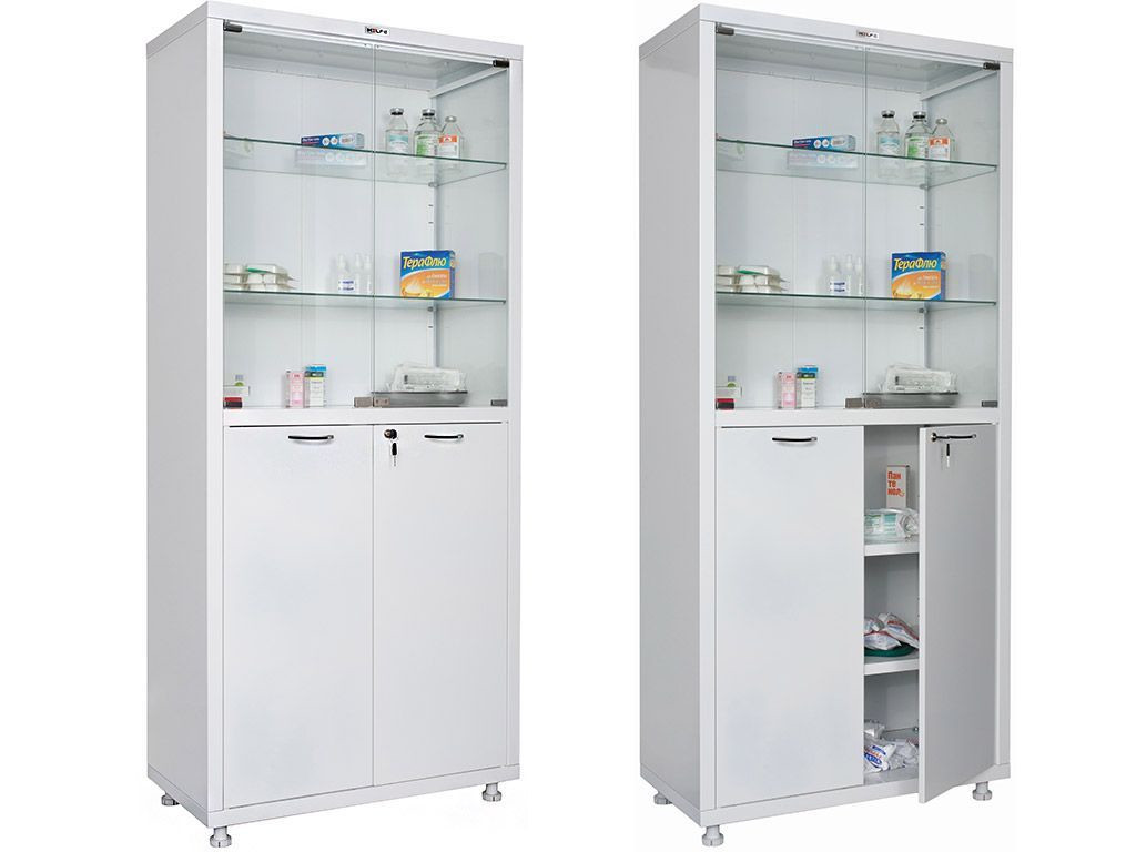 Кликните для увеличения изображения Медицинский шкаф HILFE МД 2 1780/SG