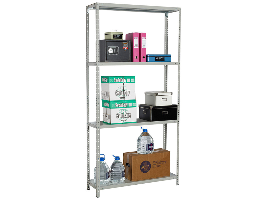 Кликните для увеличения изображения Стеллаж MS Standart 185KD/70x30/4