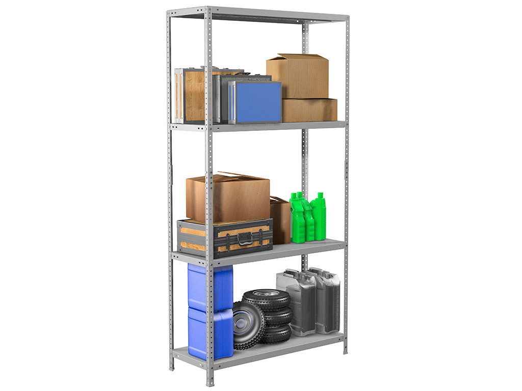Кликните для увеличения изображения Стеллаж MS Standart 200KD/100x40/4