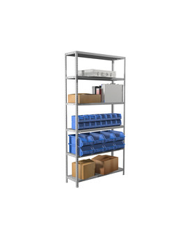 Стеллаж металлический MS Standart 220/100x30/6, изображение 6