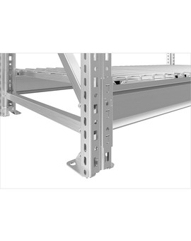 Стеллаж MS Pro 250/150x60/4 с сетчатыми полками, изображение 3