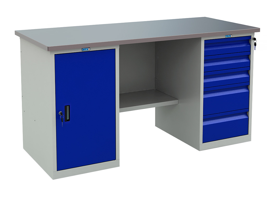 Кликните для увеличения изображения Верстак Profi (№603) WT160.WD1/WD5.000